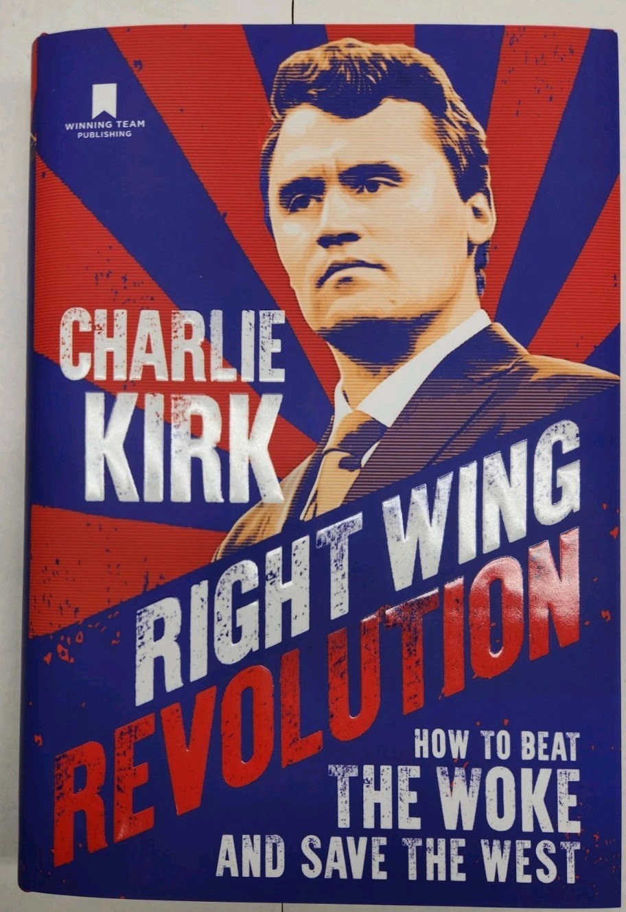 Charlie Kirk Book Lot Right Wing Revolution & God Bless The USA Bible Trump MAGA