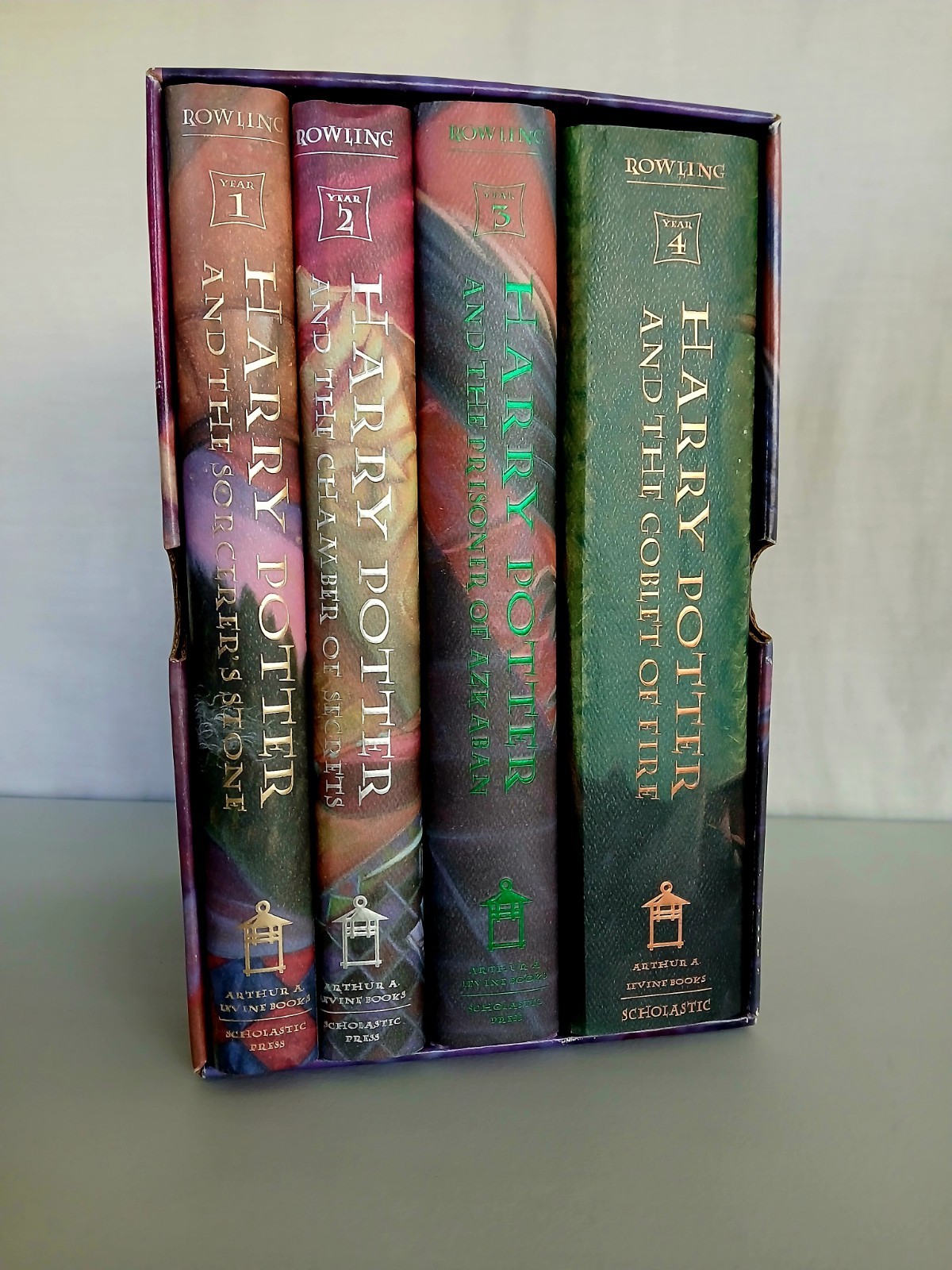 *Rare!* Harry Potter 1st Book Set. 1999 Prisoner Of Azkaban Is Bound Upside Down