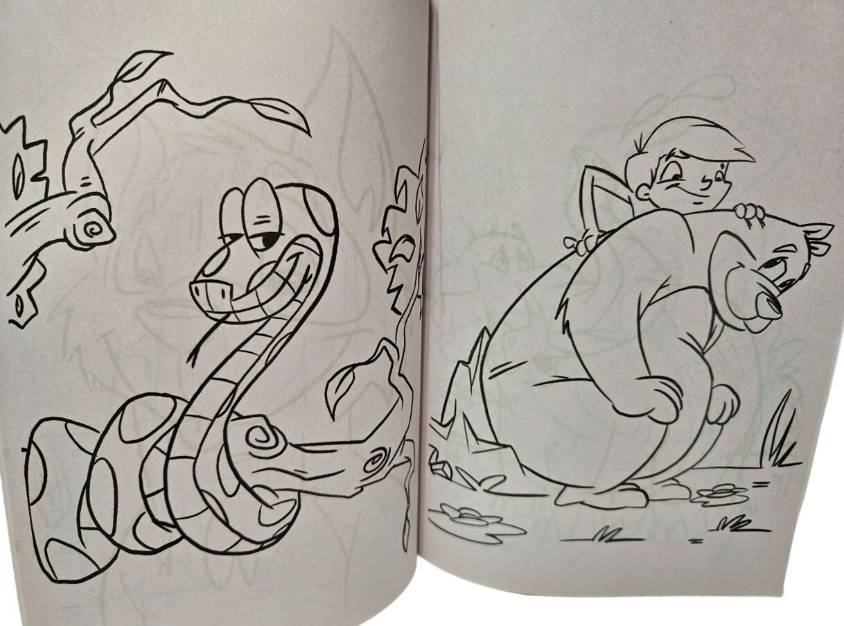 Jungle Book 10.5in x 7.5in Coloring and Activity Book – New