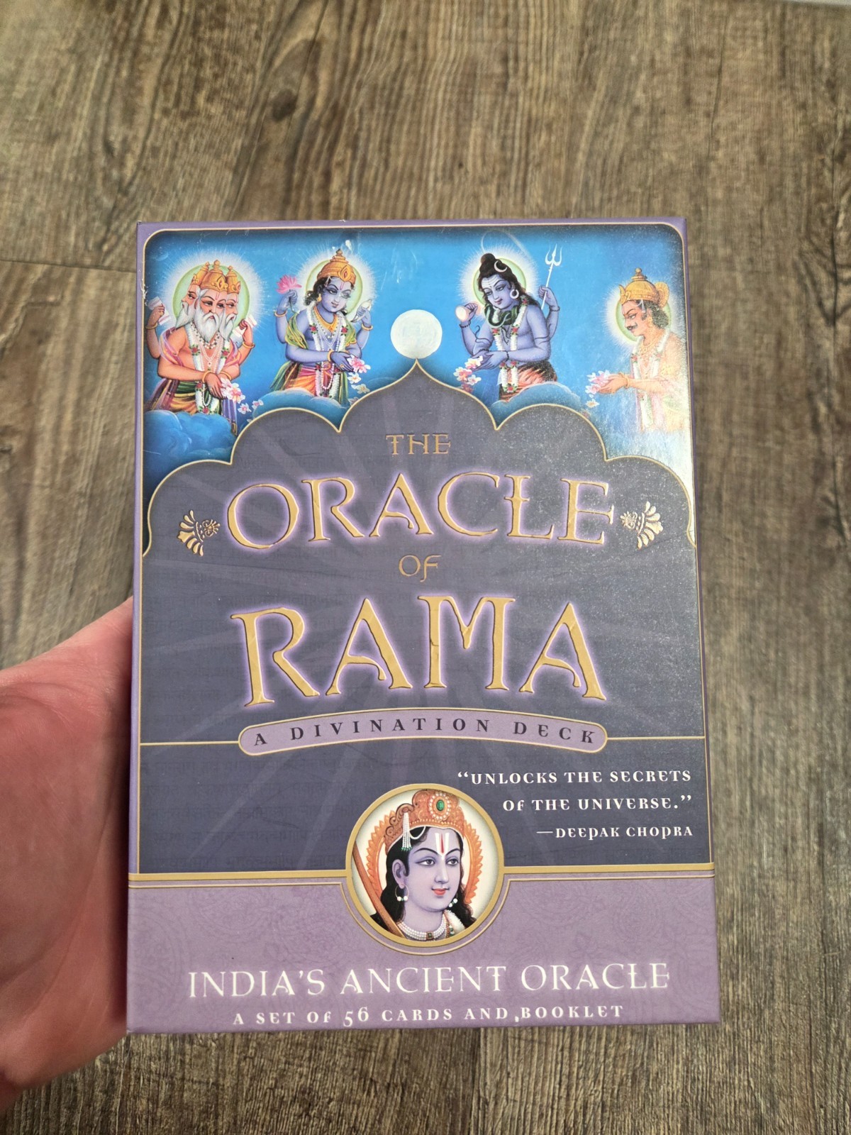 The Oracle of Rama Divination Oracle Deck Set 56 Cards and Booklet