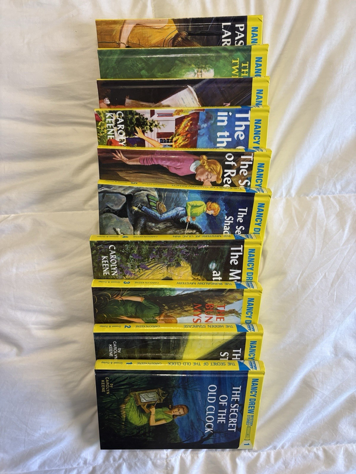 Nancy Drew Mystery Stories Collection Books 1-10 Never Used, Excellent Cond.