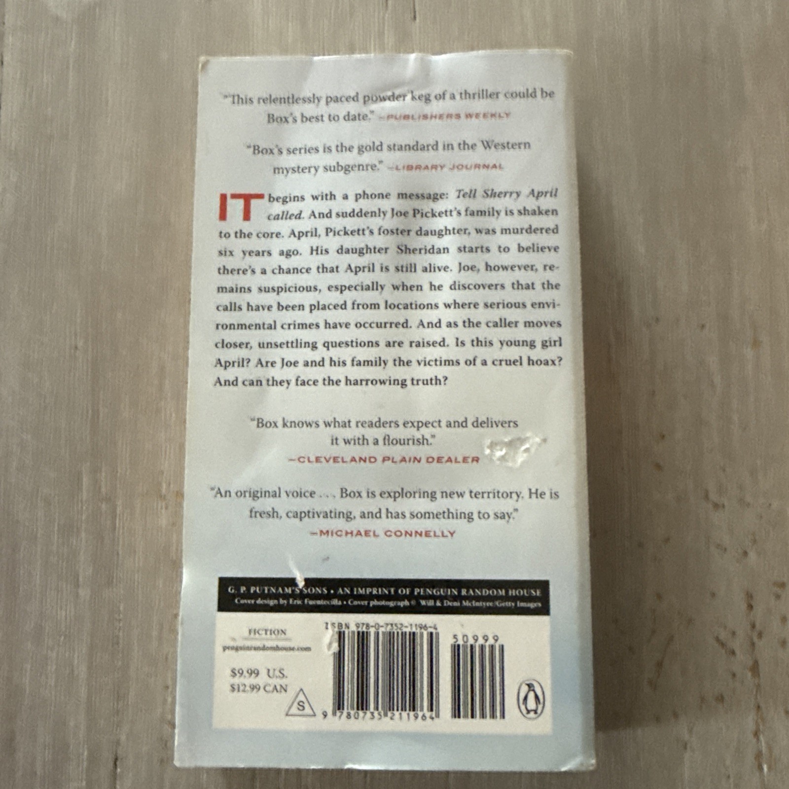 Below Zero by C. J. Box (2016, Us-Tall Rack Paperback)