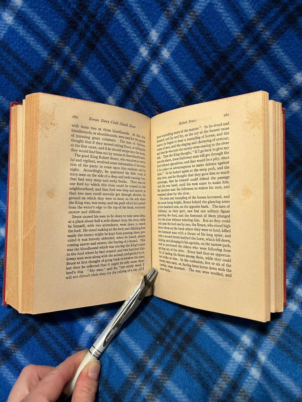 1907 Antique HC Book : Heroes Every Child Should Know, Acceptable Ext / Good Int