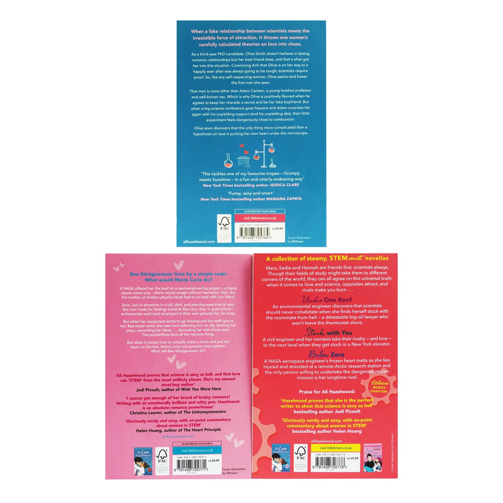 The Love Hypothesis by Ali Hazelwood 3 Books Set – Fiction – Paperback