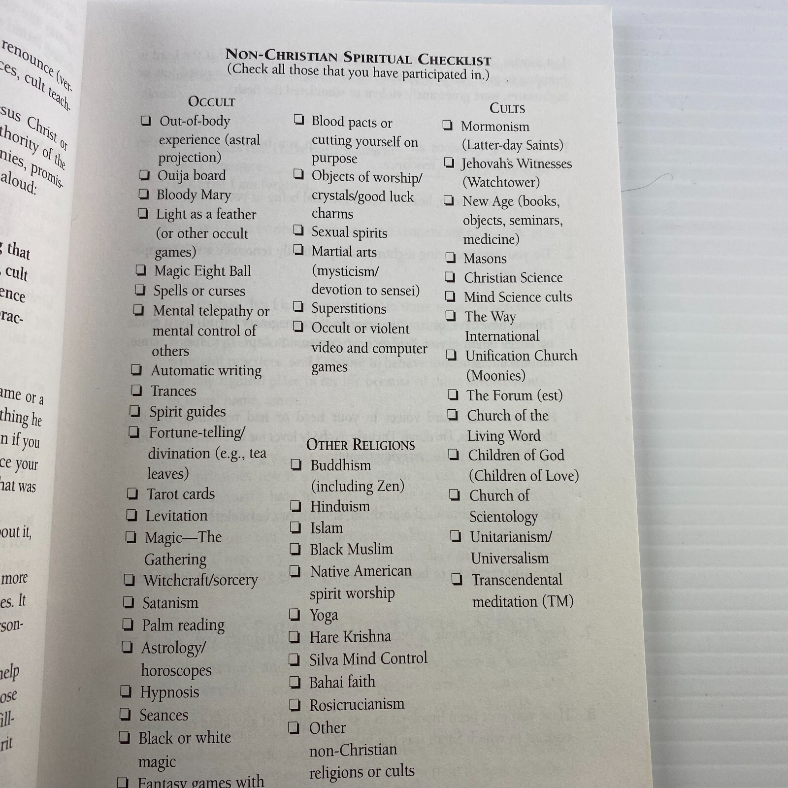THE STEPS TO FREEDOM IN CHRIST Neil T Anderson RELIGION CHRISTIAN BIBLE PRAYER