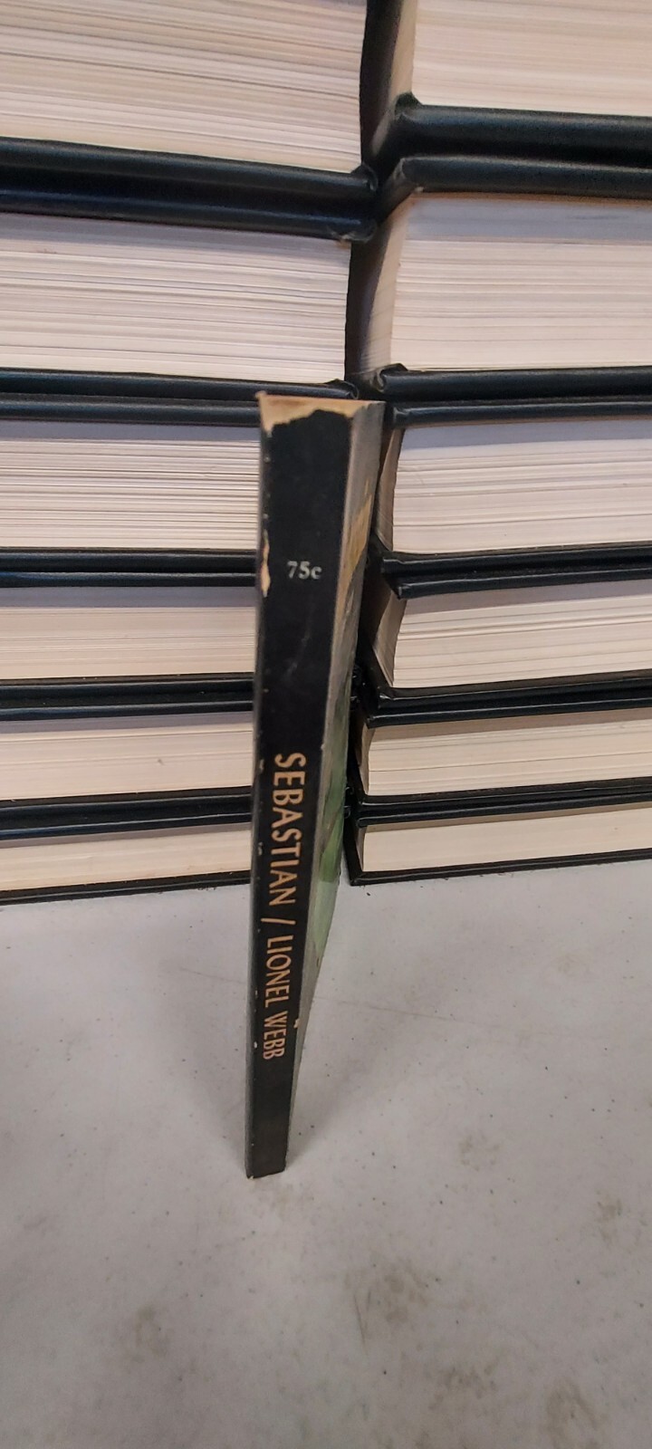 1970 Sebastian Paperback Book 172 Pages Lionel Webb