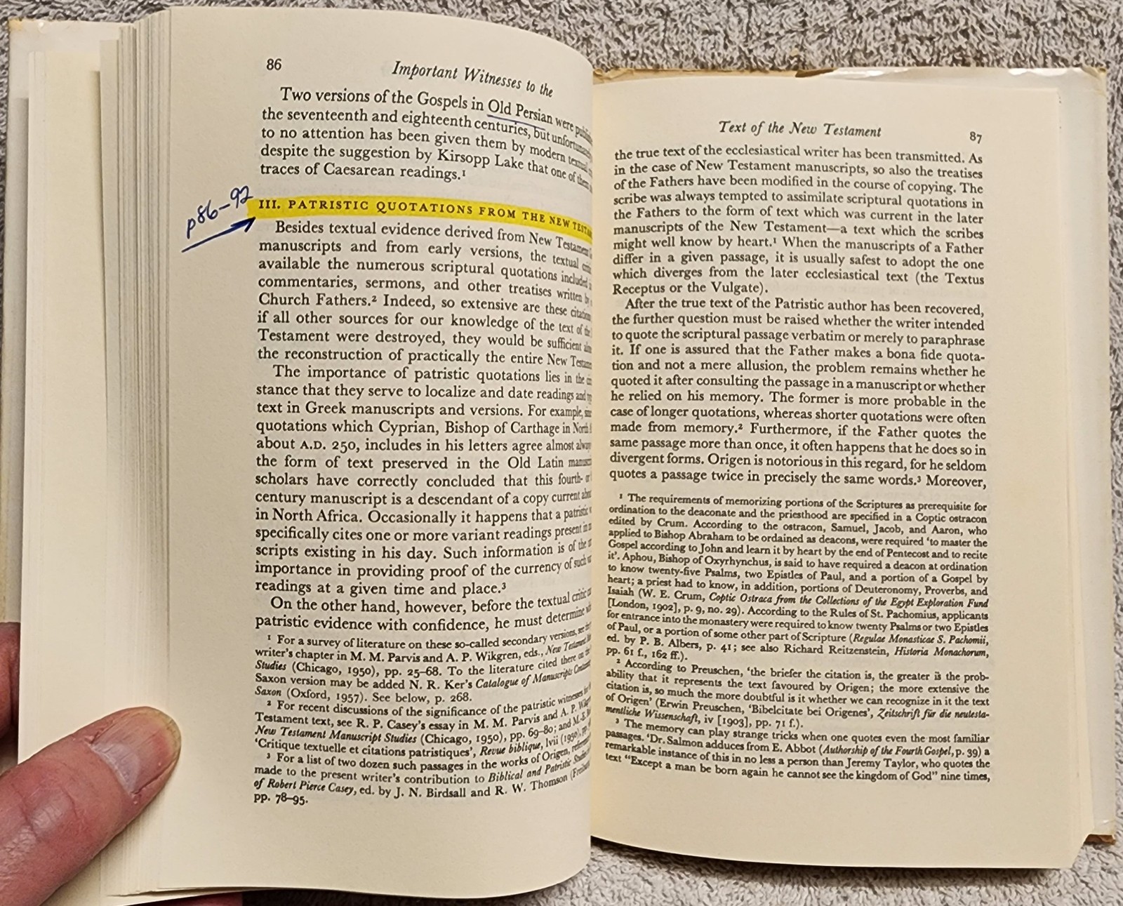 The Text of the New Testament by Bruce Manning Metzger HCDJ 2nd Ed 1968 Oxford