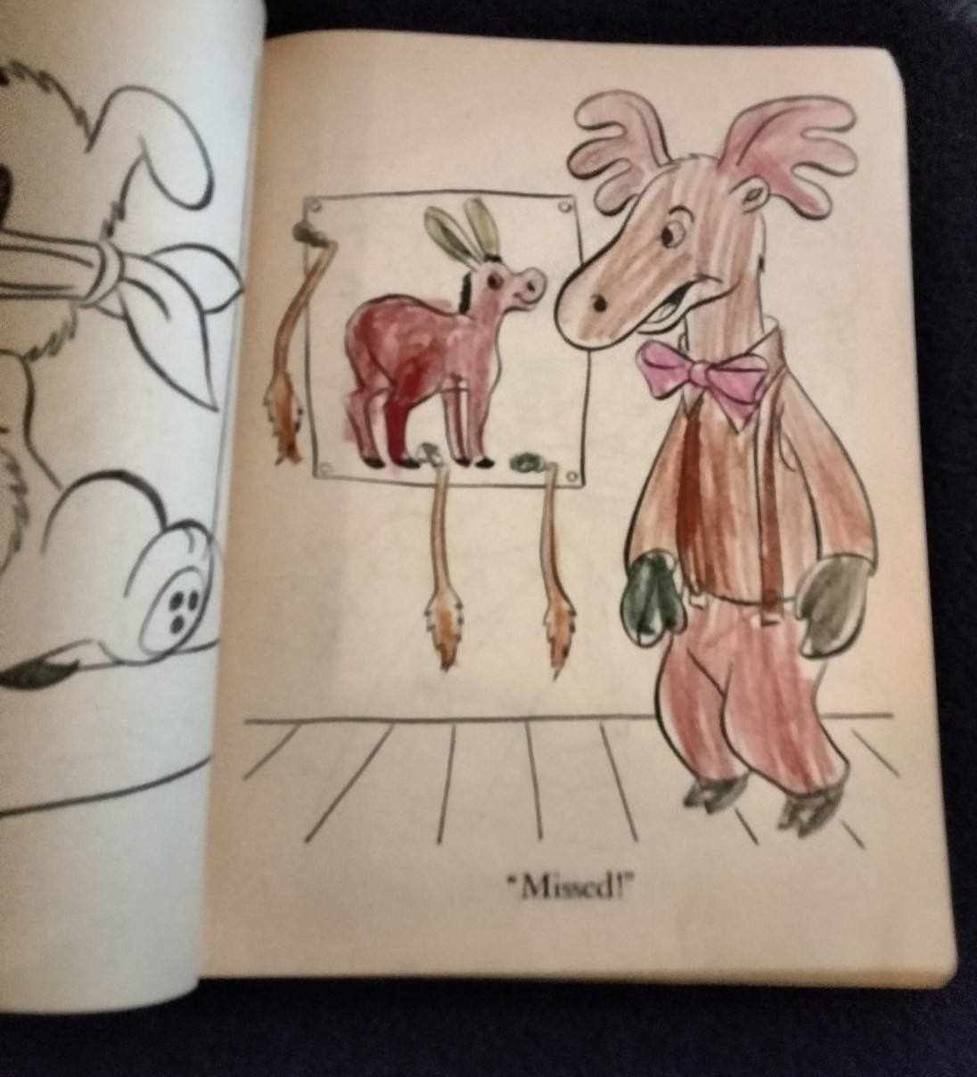 CAPTAIN KANGAROO COLORING BOOK WHITMAN PUBLISHING 1956 VINTAGE CHILDRENS BOOK