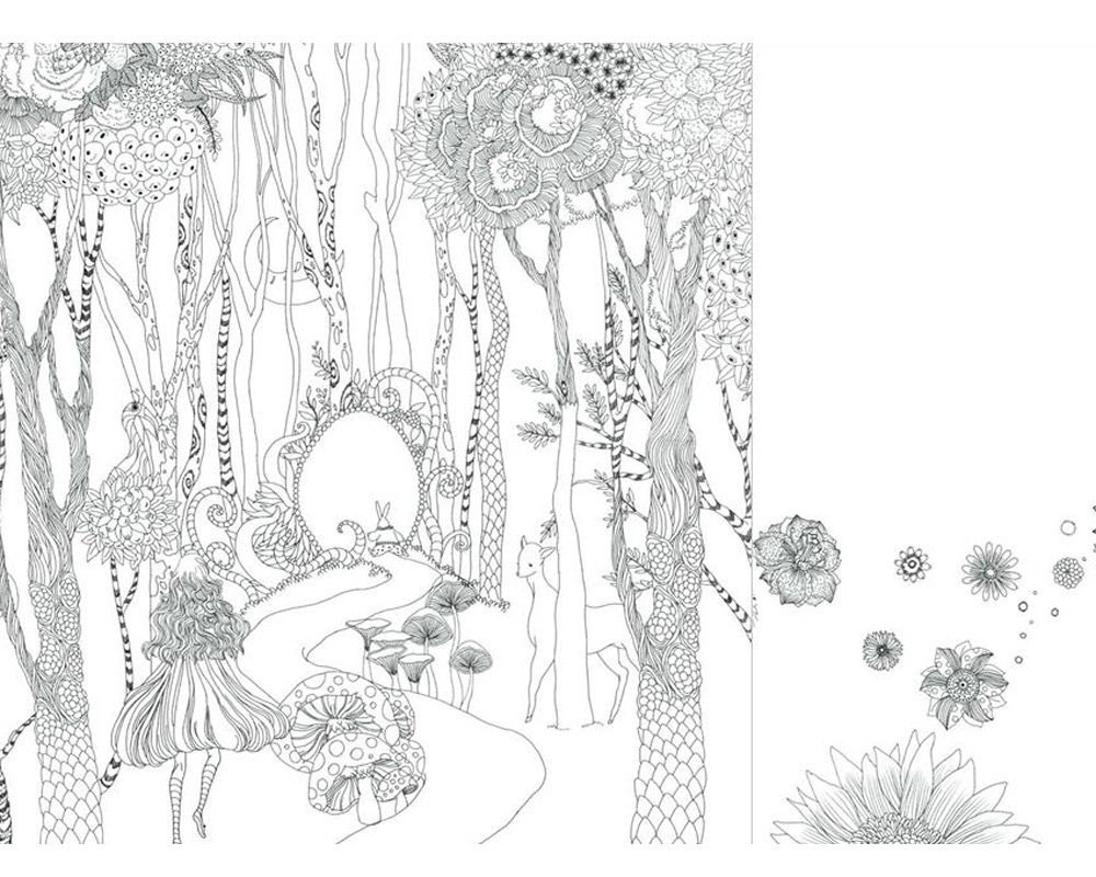 ‘Pandora’ Color Therapy Anti Stress Coloring Books for Adult Relaxation 80 Pages