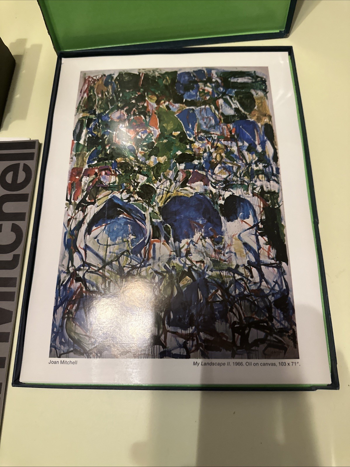 JOAN MITCHELL MY FIVE YEARS IN THE COUNTRY 1972 BOXED EXHIBITION CATALOGUE