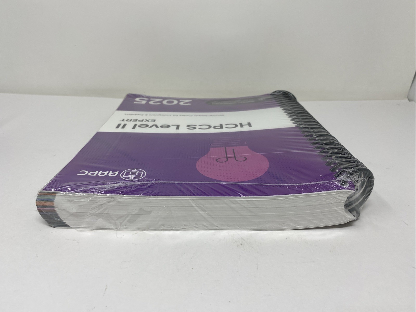 HCPCS Level II Expert 2025 AAPC Spiral Bound Brand New Sealed Minor Wrap Tear