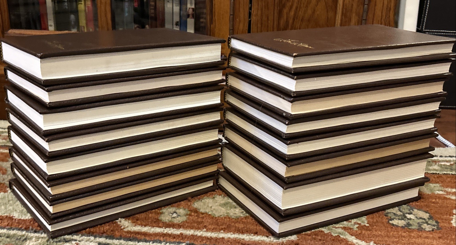 Louis L’Amour Leatherette SACKETT Collection Nearly Complete 15 Vol & Companion