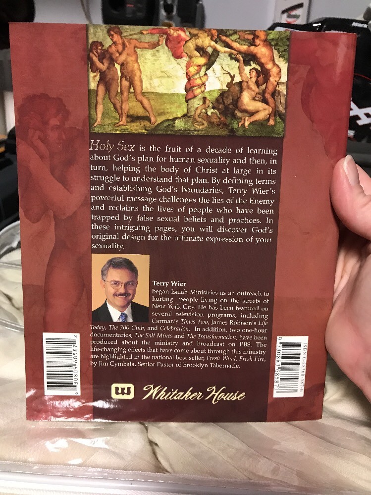 HOLY SEX Paperback Book By Weir Terry Whitaker House (SC)