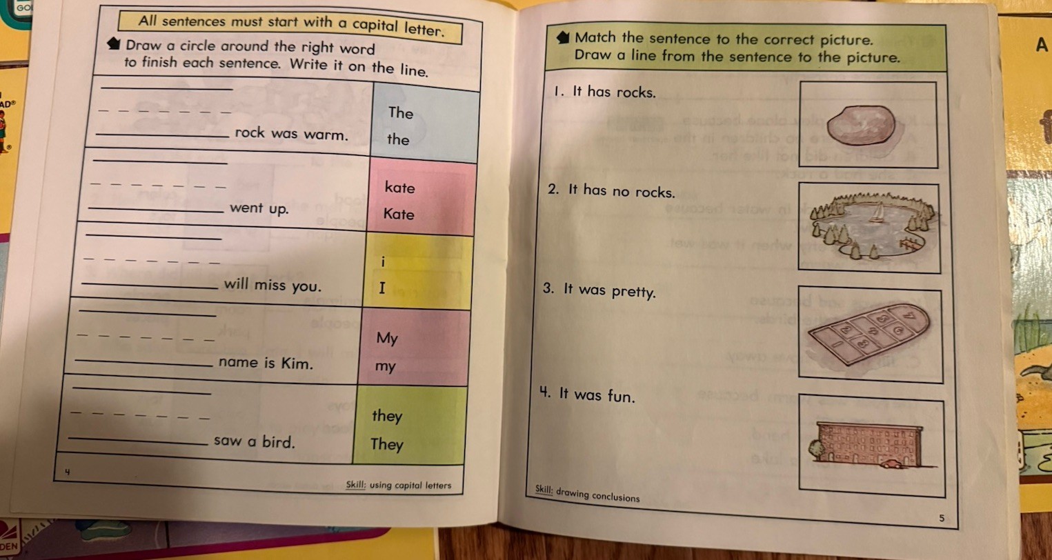 HOMESCHOOL ALERT- Vintage Modern Curriculum Press FULL 8 Book Set-Workbook Pages