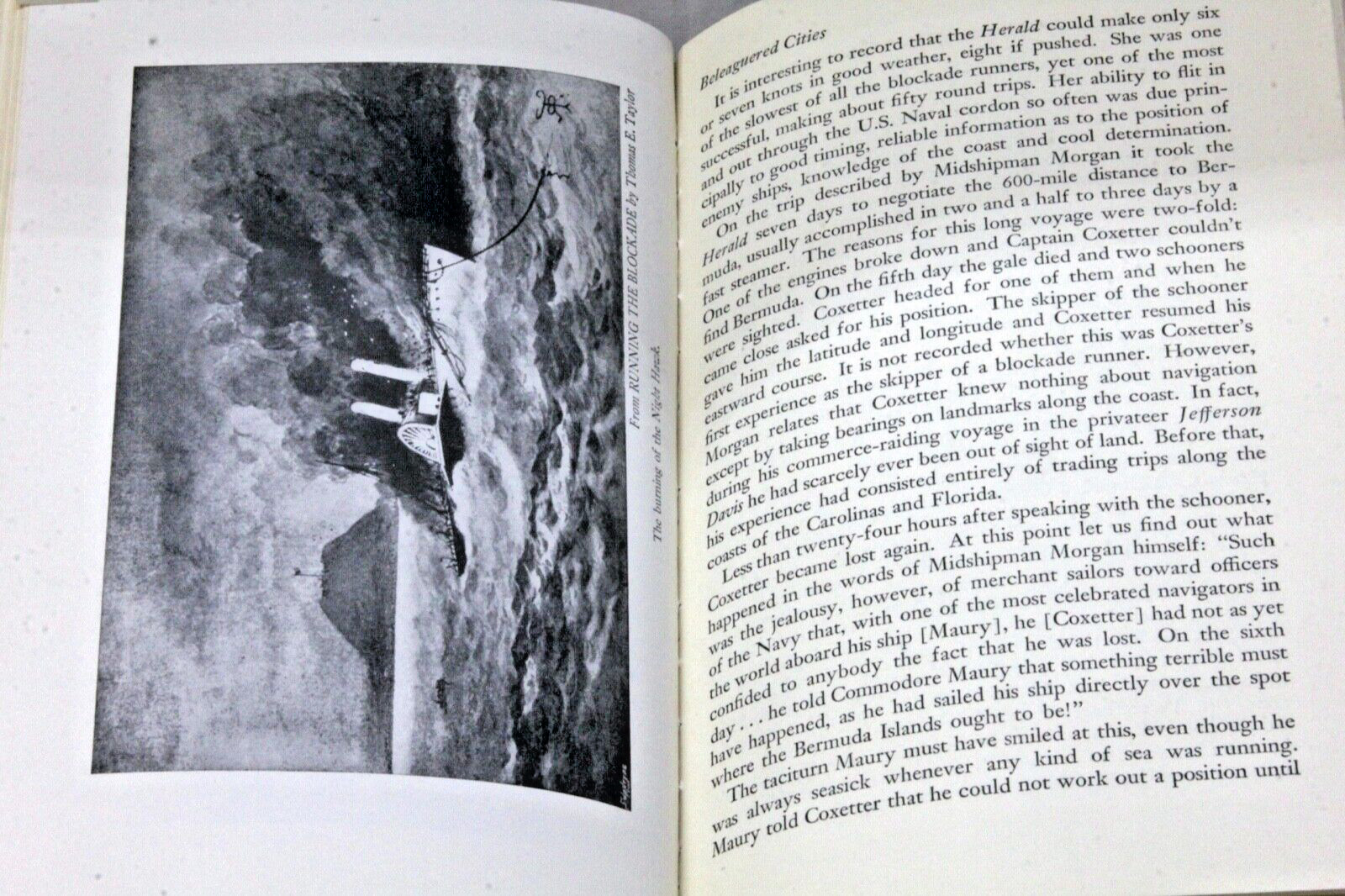 1958 Ed–Civil War BLOCKADE RUNNERS–Coast & Harbor Naval Battleships Rebound EXC+
