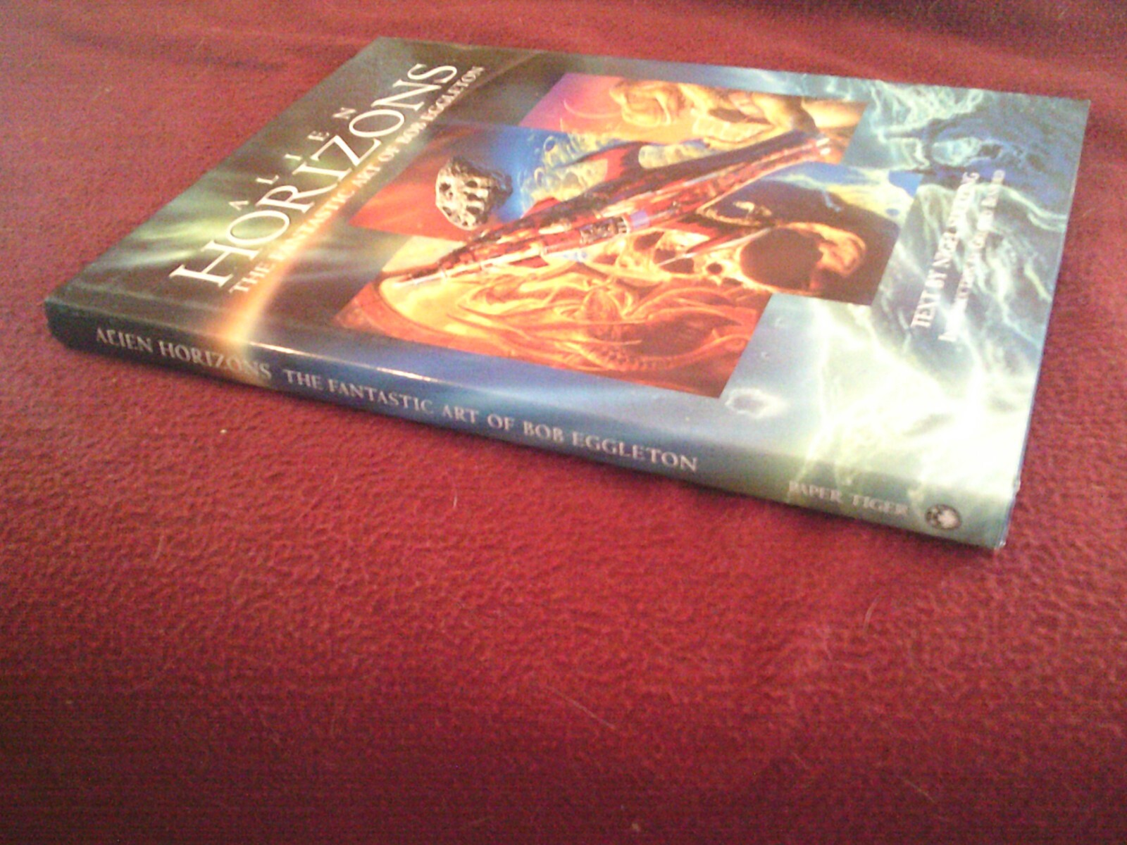 Alien Horizons: The Fantastic Art of Bob Eggleton (1995, Hardcover) SIGNED plate