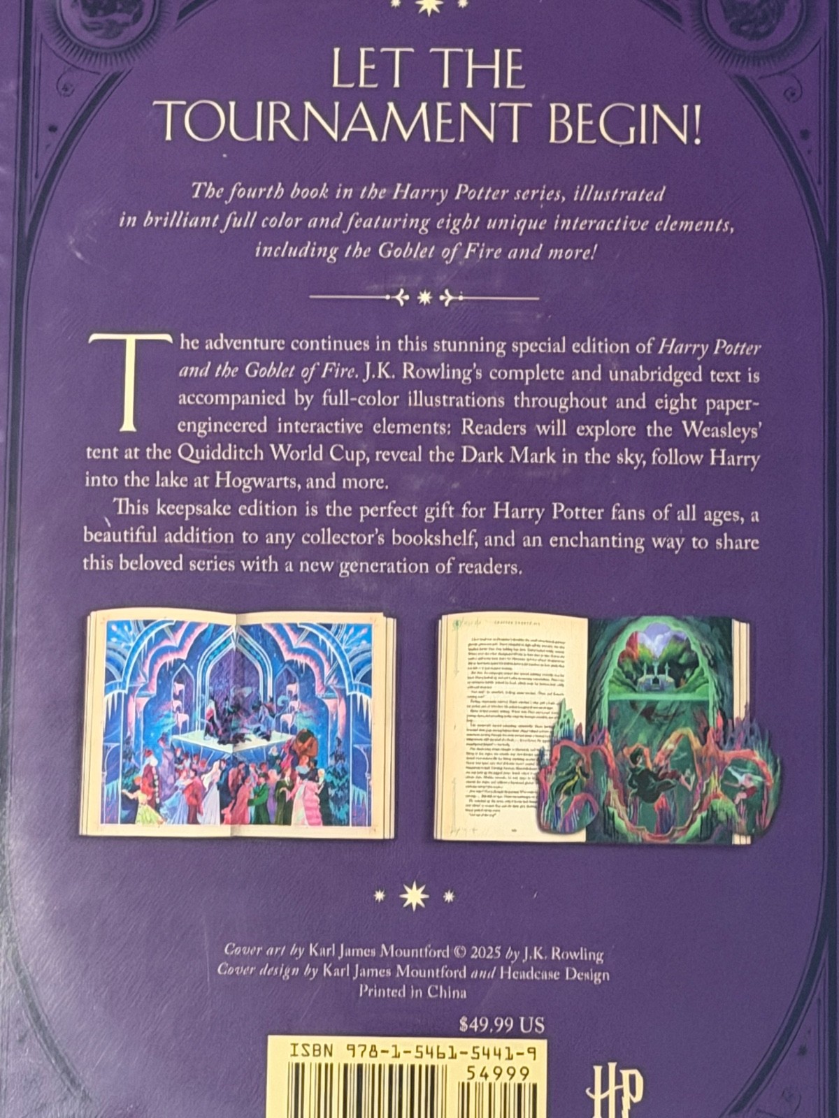 Harry Potter MinaLima Interactive (1-4) by J.K. Rowling: 4 Book Set NEW LOT