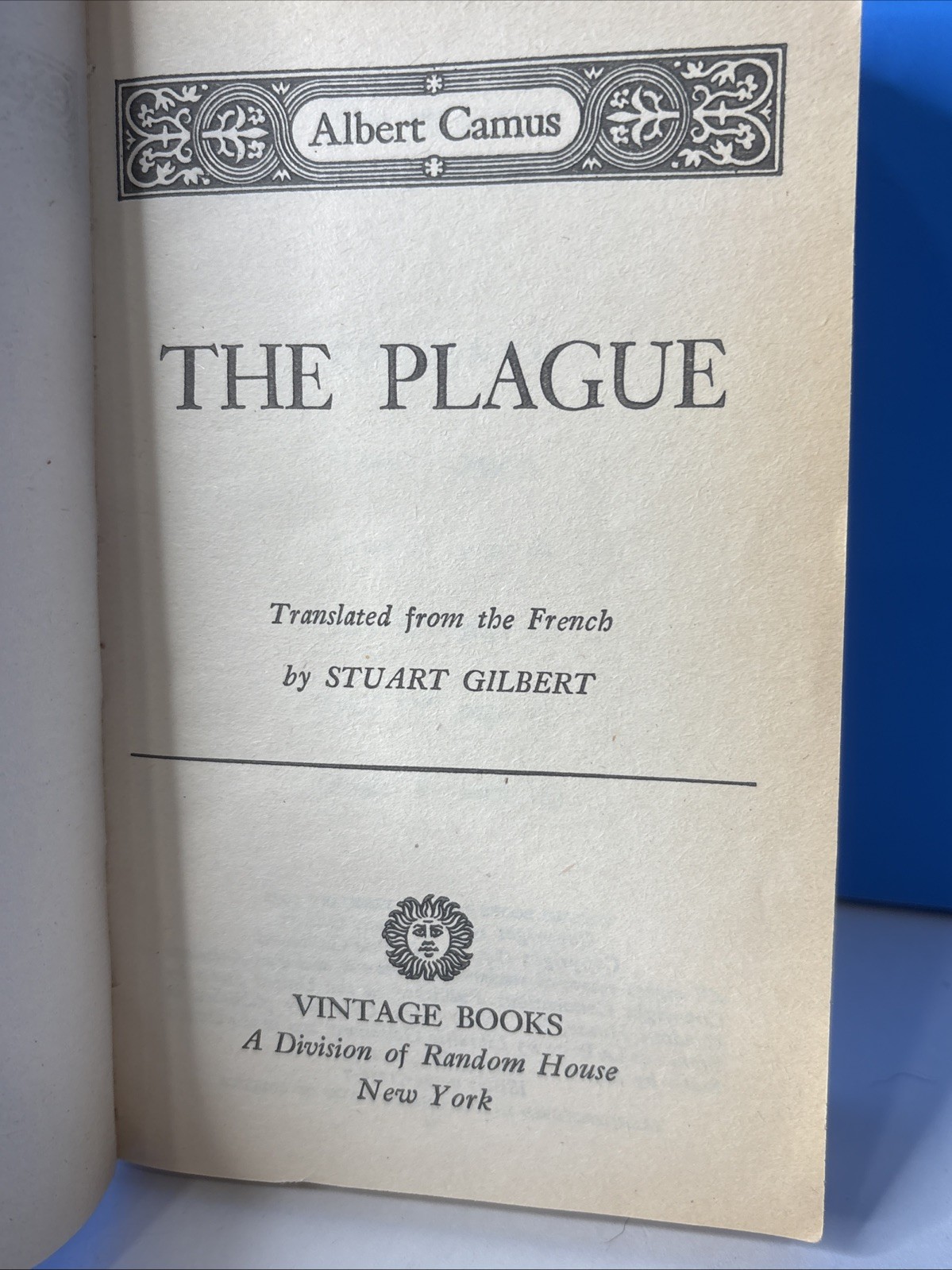 The Plague by Albert Camus (1972, Paperback) Vintage Books Random House