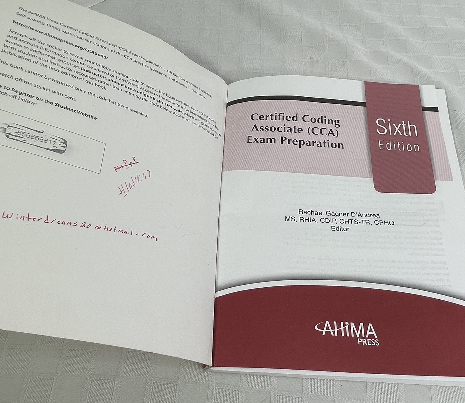 Certified Coding Associate (CCA) Exam Preparation Sixth Edition 2017