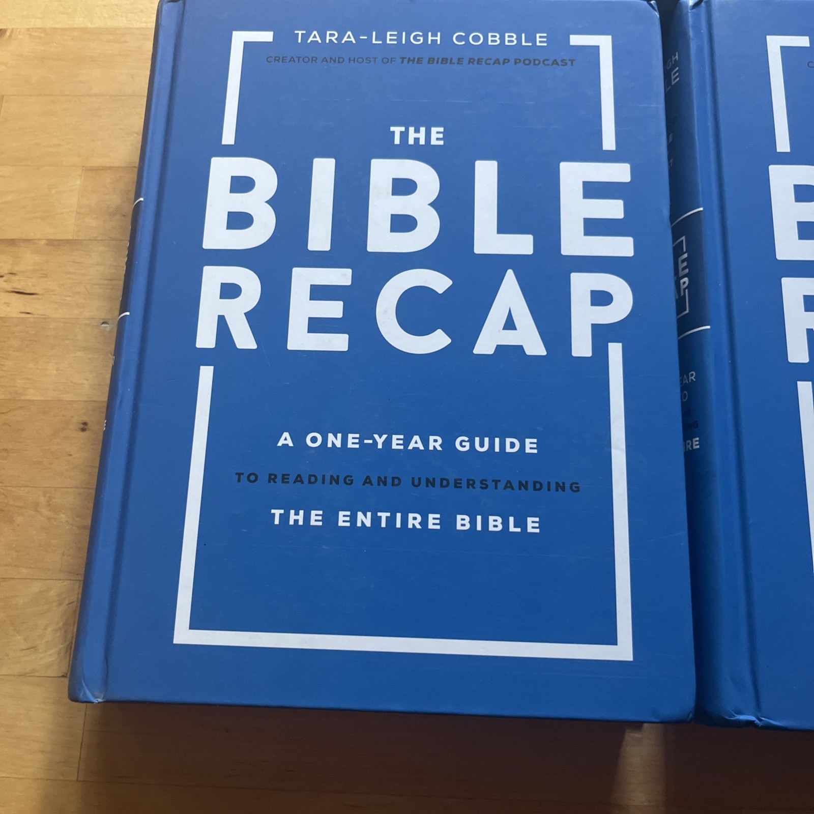 The Bible Recap A One Year Guide – Lot of 3 Hardcover Set – Tara-Leigh Cobble