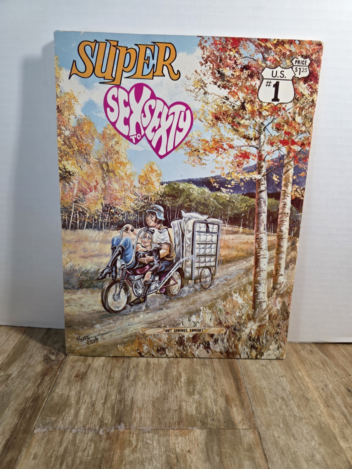 Vtg SUPER SEX TO SEXTY #1 Adult Humor Giant Comic Book Cartoon Magazine 1969