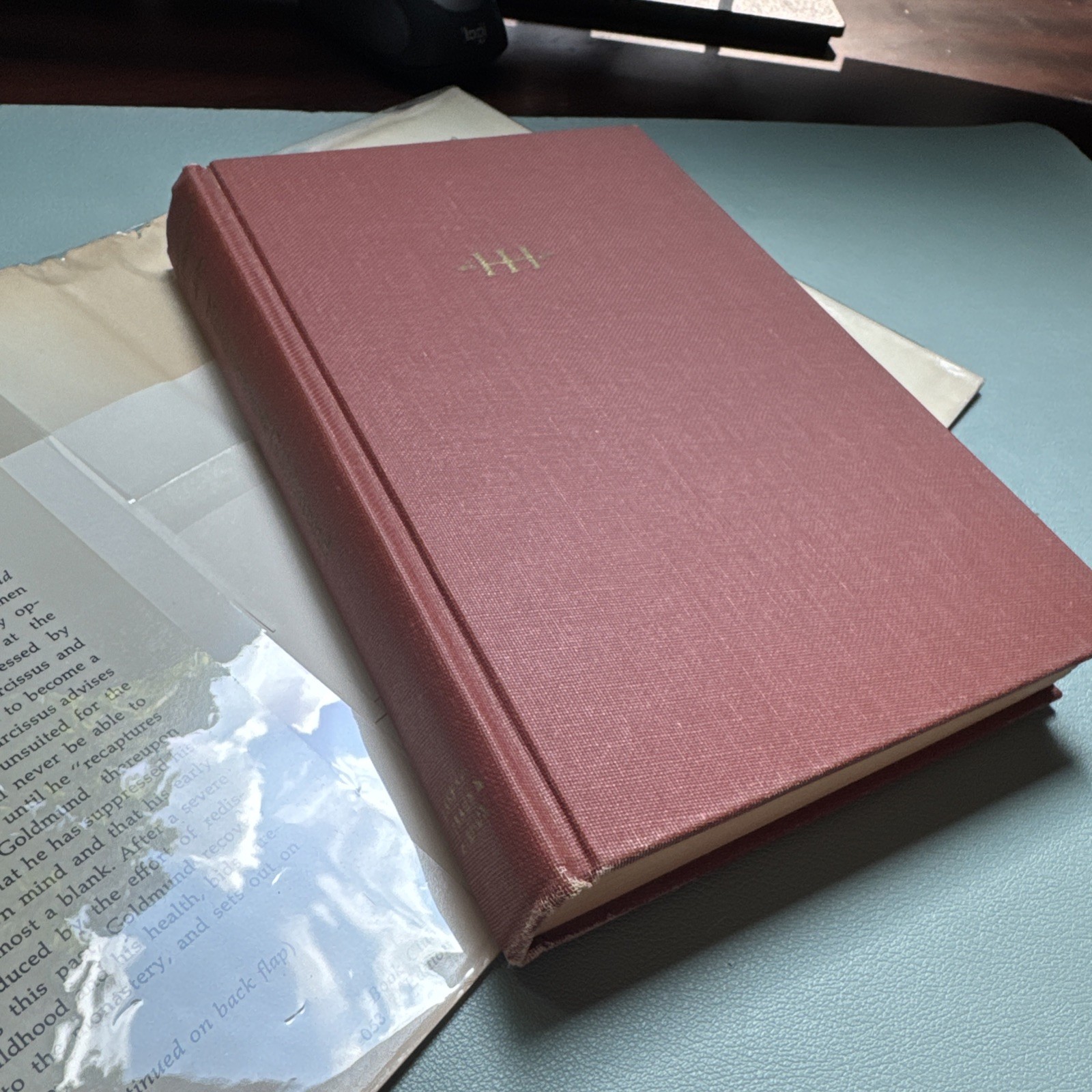Narcissus and Goldmund, Hermann Hesse 1968 Hardcover Book Club Edition DJ BCE