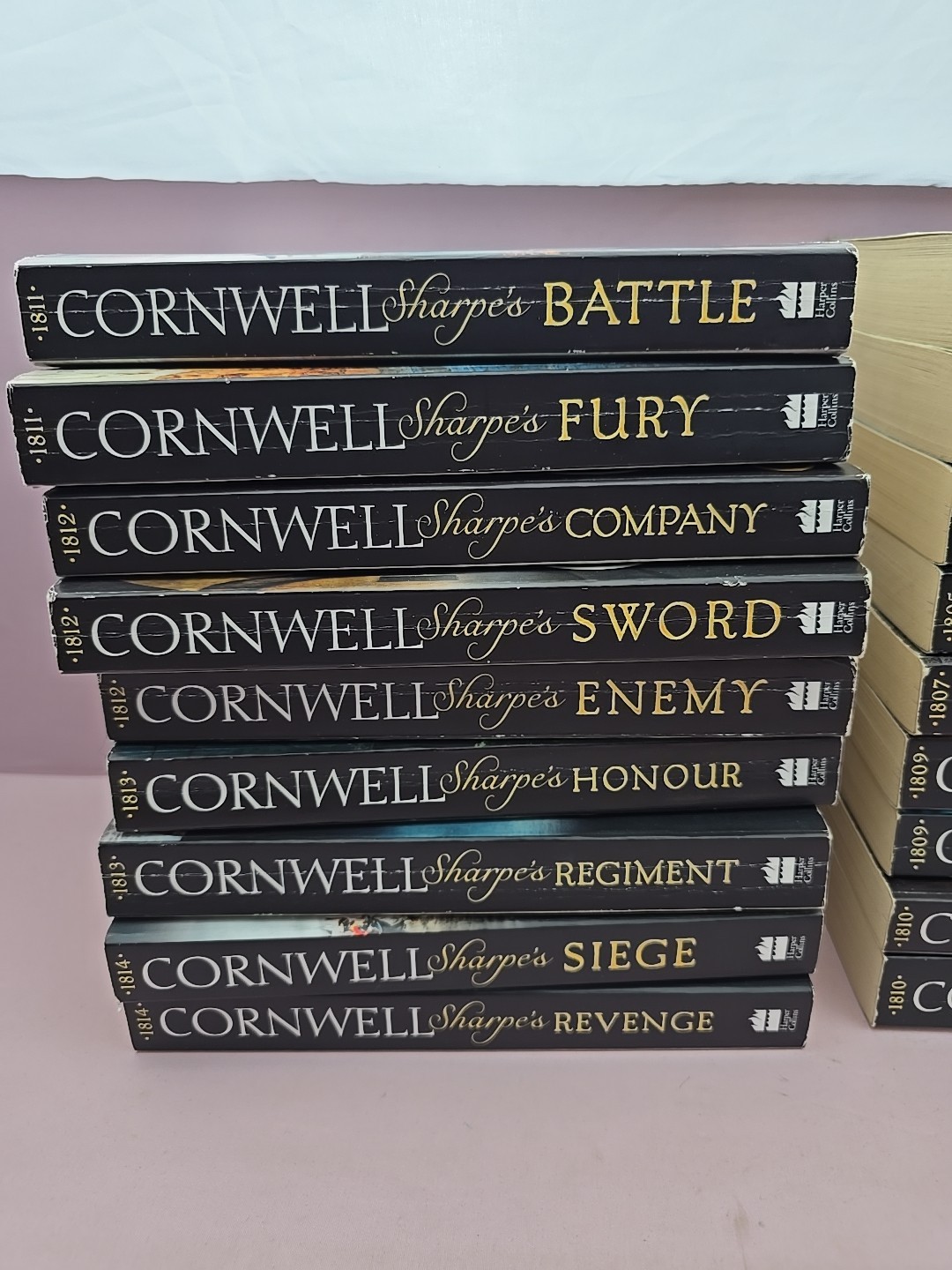 Lot of 18 Bernard Cornwell Sharpe’s Novels Paperback