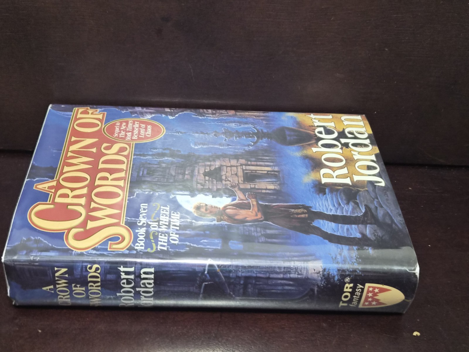 Robert Jordan A CROWN OF SWORDS 1996 Wheel of Time 1st Ed 1st Print HCDJ VG