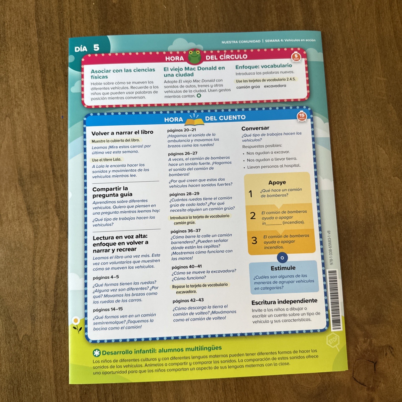 Scholastic Pre K On My Way Espanol Spanish Mathematics Theme 2 Book Set