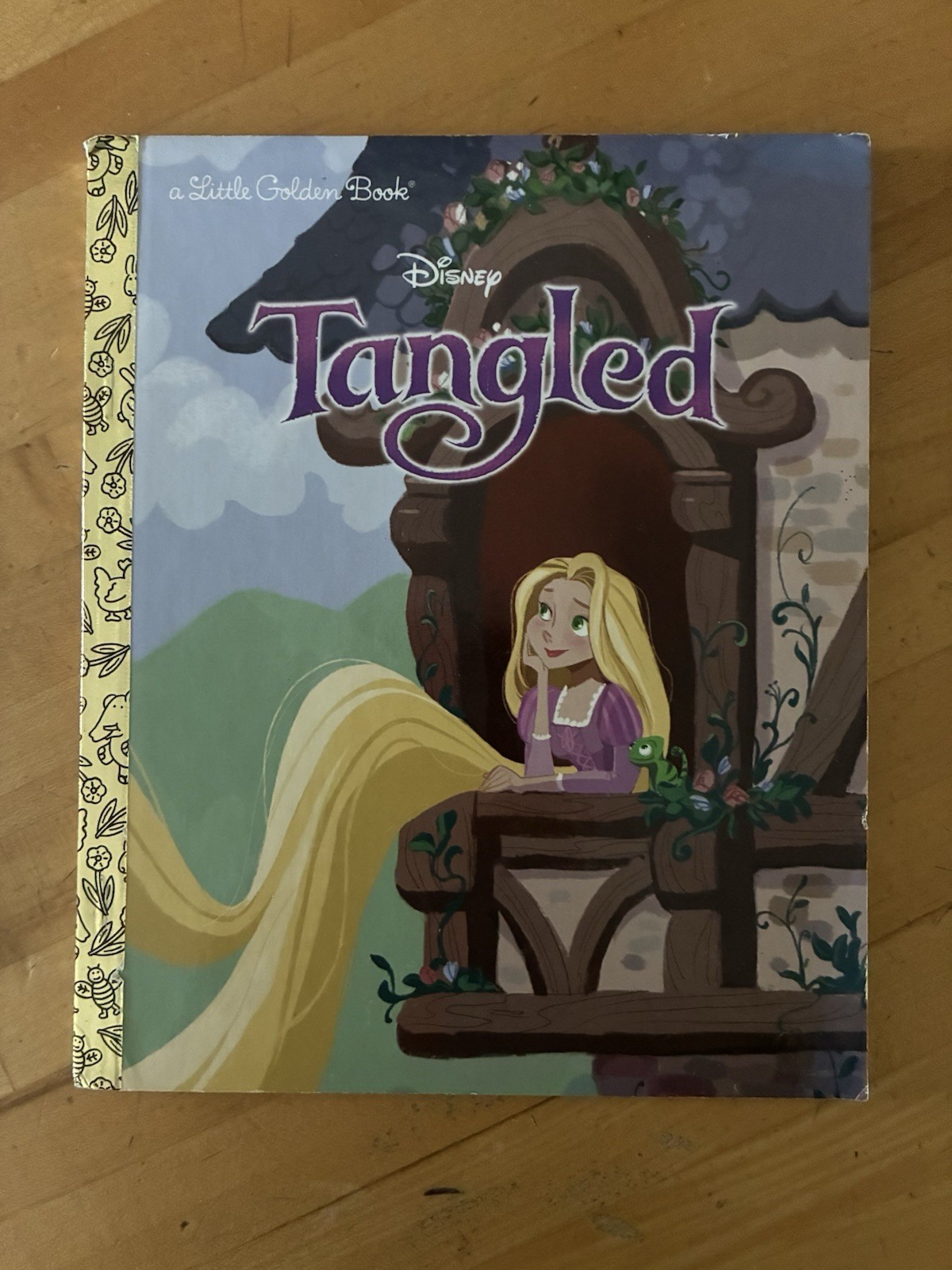 Disney Tangled Adapted by Ben Smiley 2010 A Little Golden Book Hardcover Book