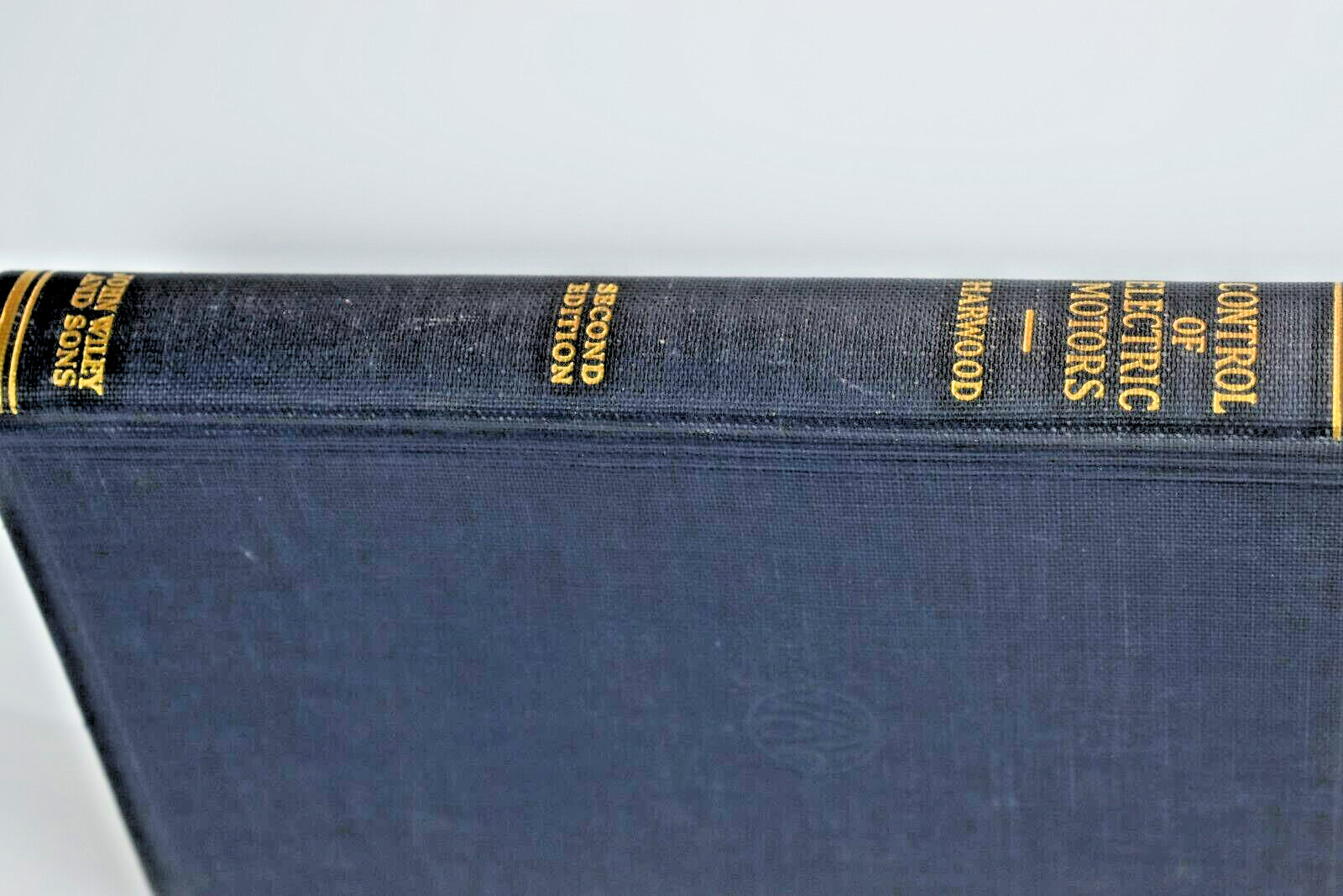 Control Of Electric Motors Paisley B. Harwood 1948 John Wiley & Sons Illustr HC