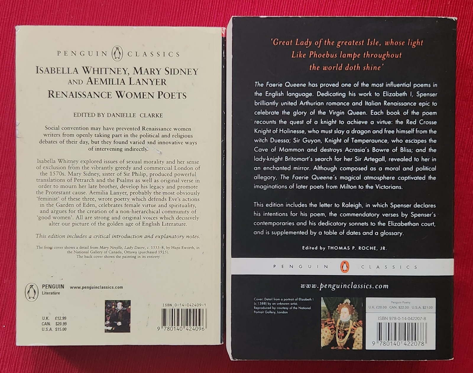 The Faerie Queene Lot of 5 Renaissance Poetry and Criticism Women Spenser ect…