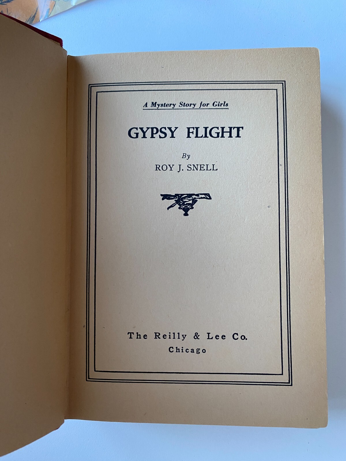 ROY SNELL HCDJ LOT 2~Gypsy Flight~Secret Mark~1923 / 1935~REILLY LEE~Stewardess~