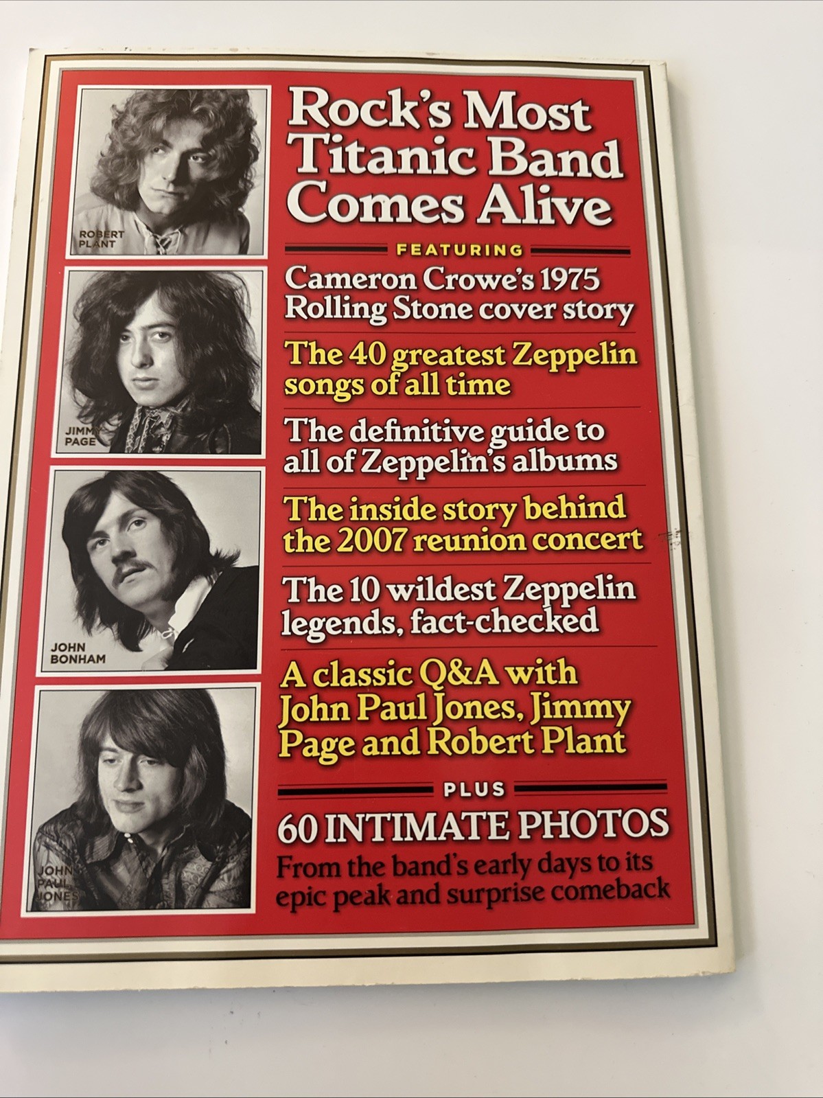 LED ZEPPELIN -ROLLING STONE COLLECTOR’S EDITION MAGAZINE – „INSIDE THEIR MUSIC“
