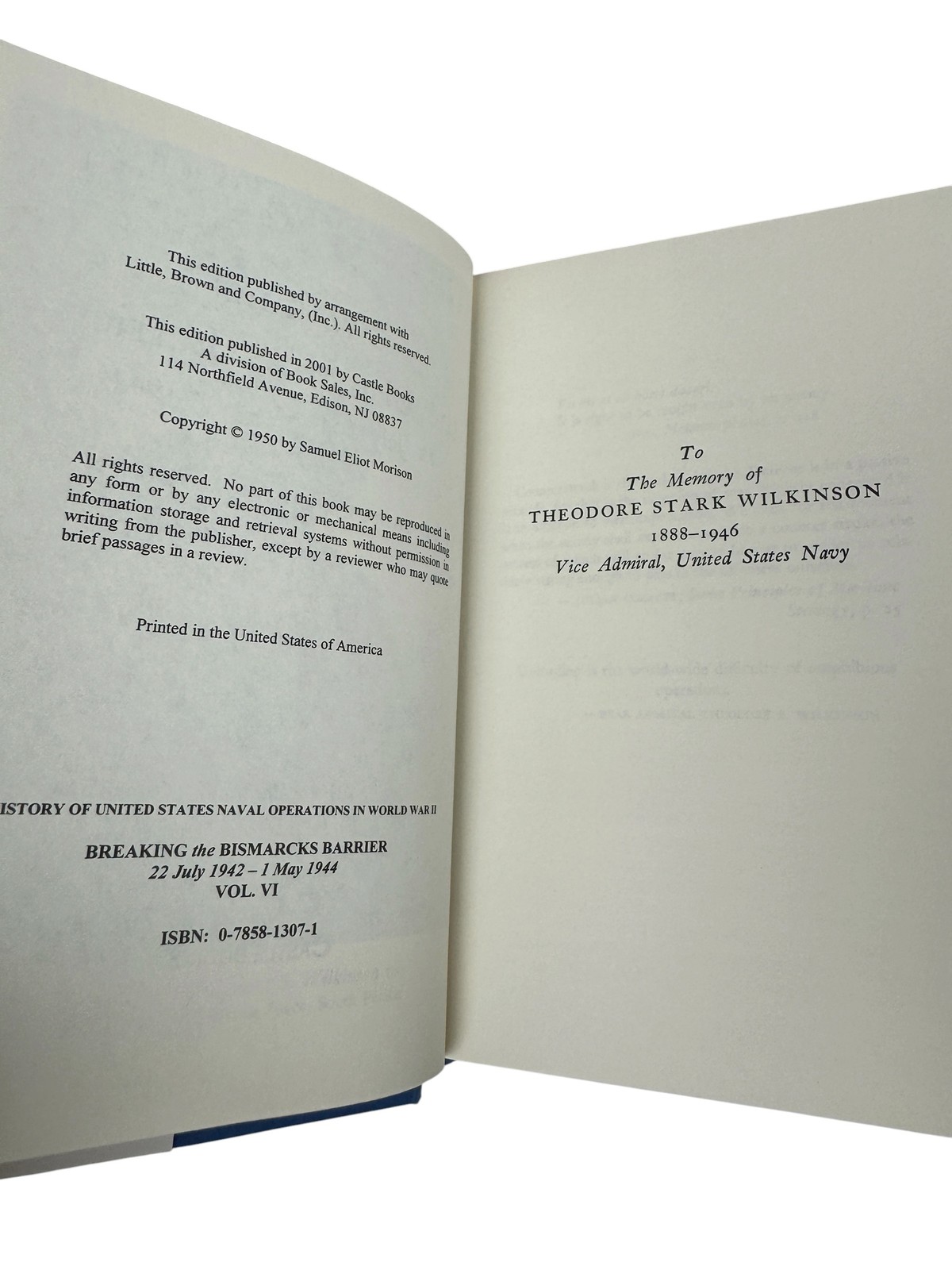 History of US Naval Operations in WWII Samuel Eliot Morison Complete 15 Volume