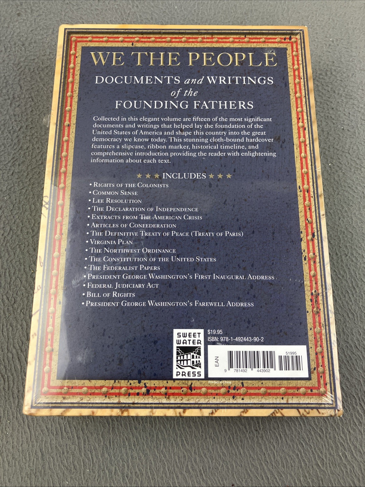 We The People Documents And Writings Of The Founding Fathers With Slip Cover HC