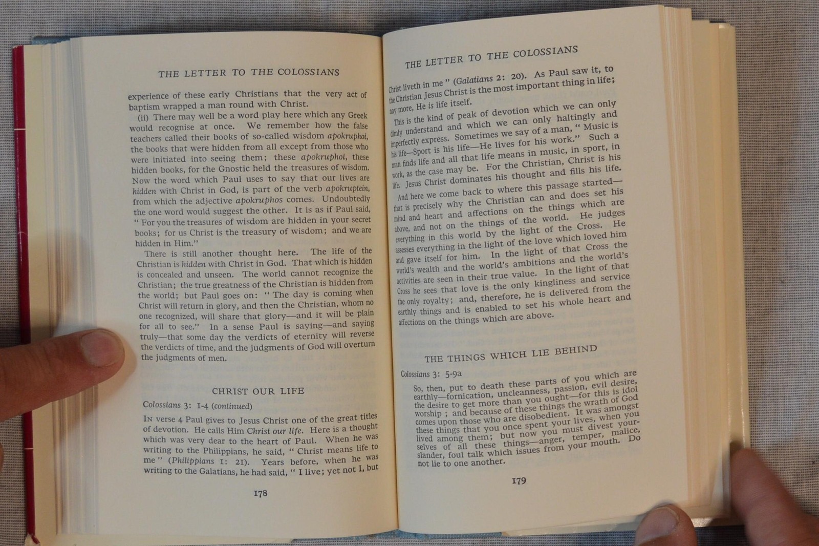 The Letters To Philippians Colossians And Thessalonians William Barclay DSB 1959