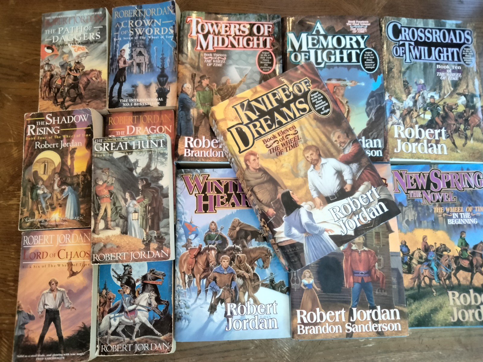 Wheel of Time by Robert Jordan Brandon Sanderson HC PB LOT of 14