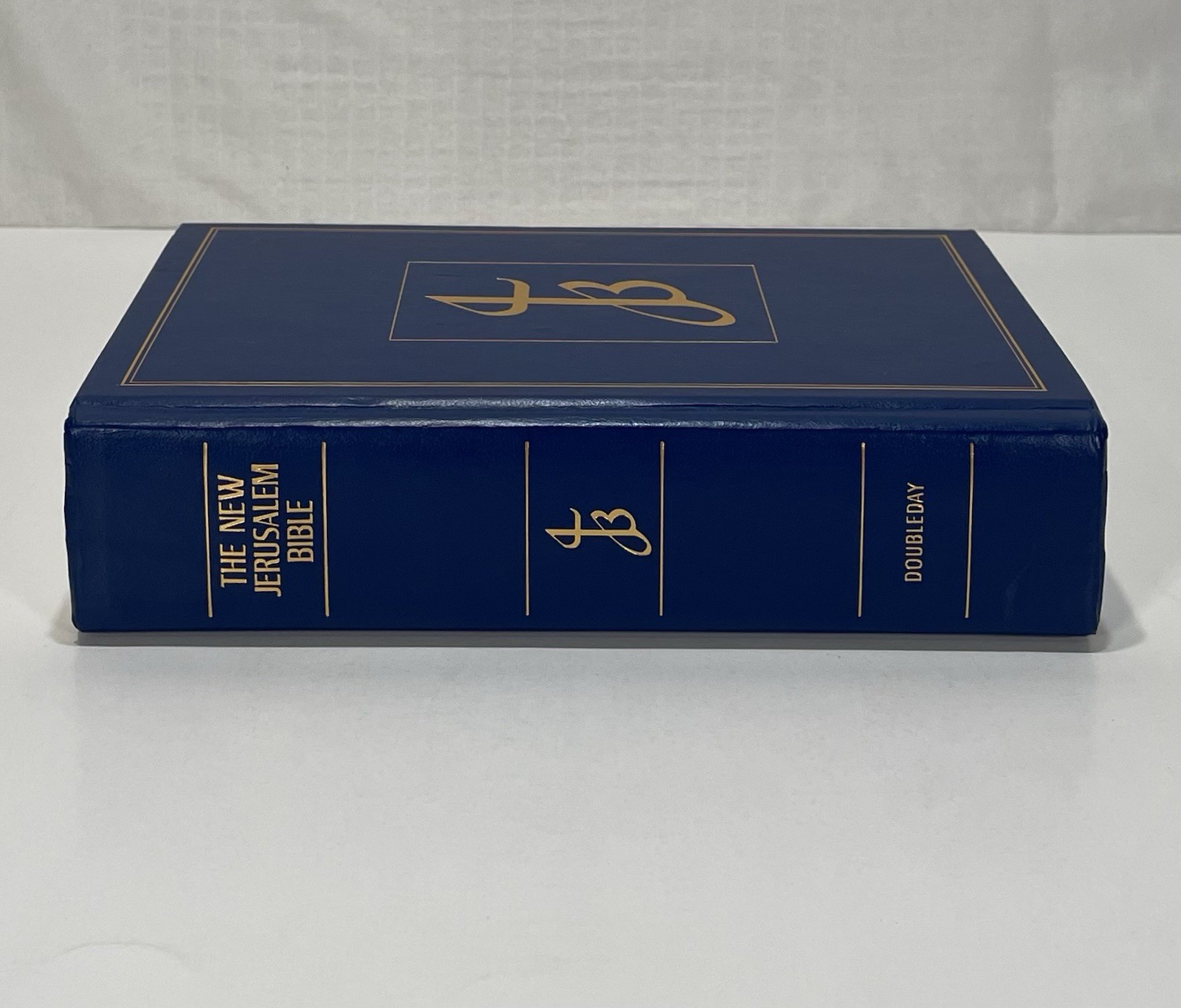 THE NEW JERUSALEM BIBLE Doubleday 1985 Deluxe Edition Blue Hardcover