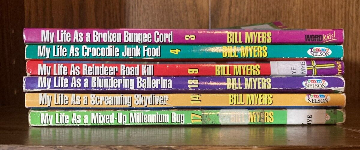 Lot WALLY McDOOGLE My Life as BILL MYERS road kill SCREAMING SKYDIVER Lot of 6