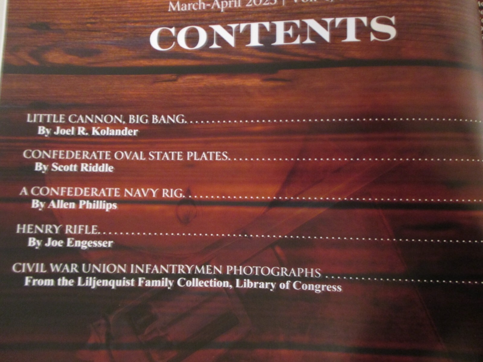 Military Antique Collector , March and April 2025, Vol. 4, No. 2, 72 pages