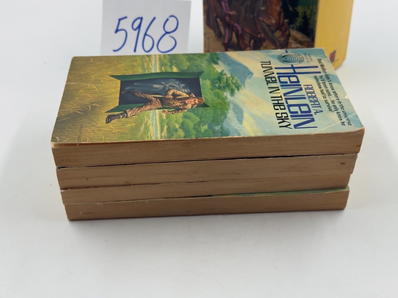 Robert Heinlein PB Del Rey Future Worlds of Box Set 4 Books, 1978