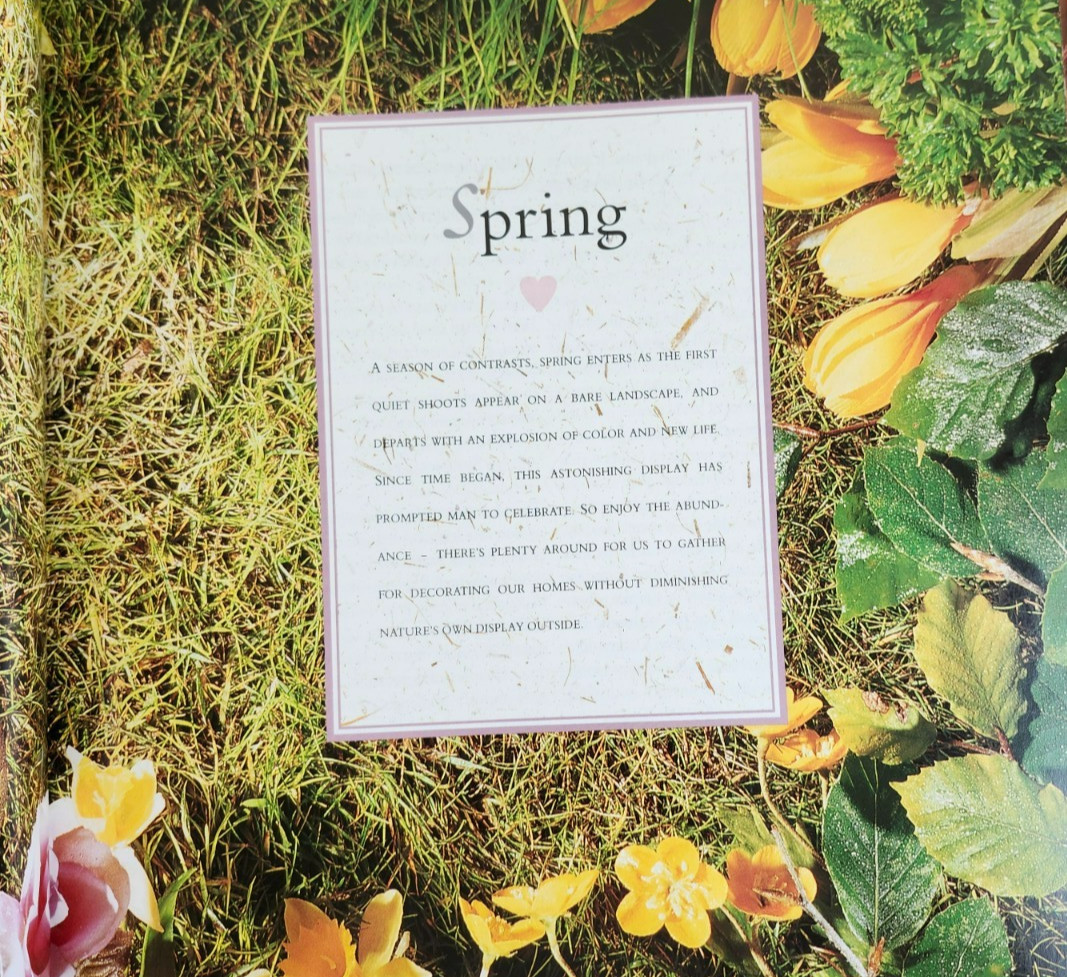 Vintage Creative Nature Crafts Hardback Book for Each Season by Alison Jenkins