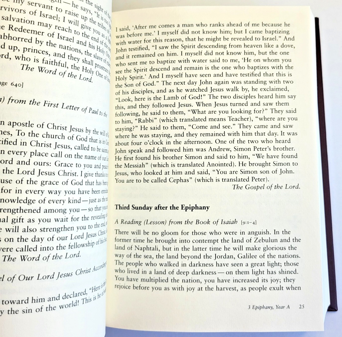 2007 Revised Common Lectionary Episcopal Edition Hardcover Church Publishing