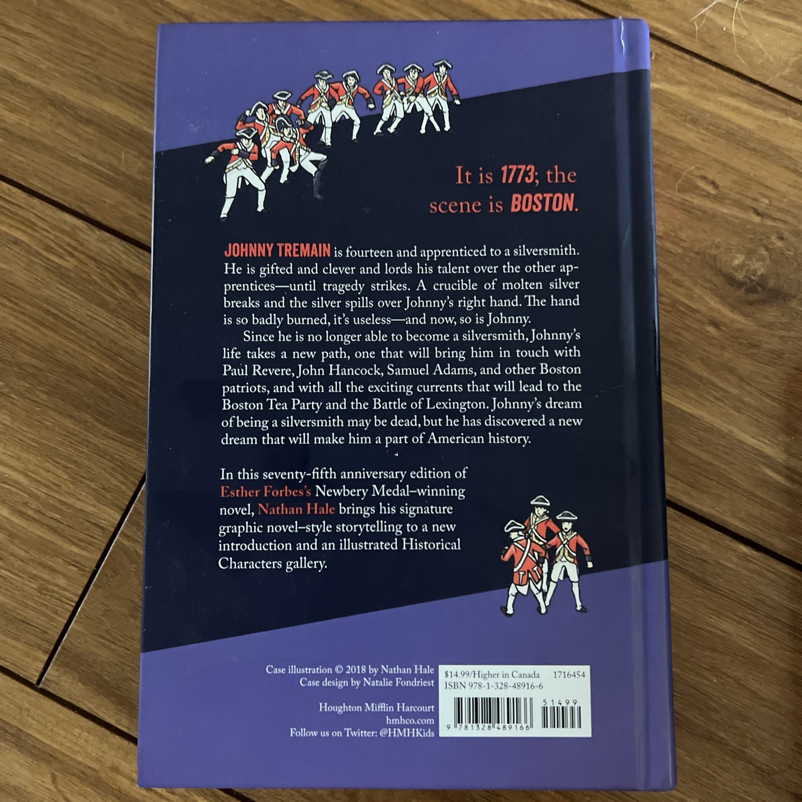 Johnny Tremain : A Newbery Award Winner by Esther Hoskins Forbes 2018, Hardcover