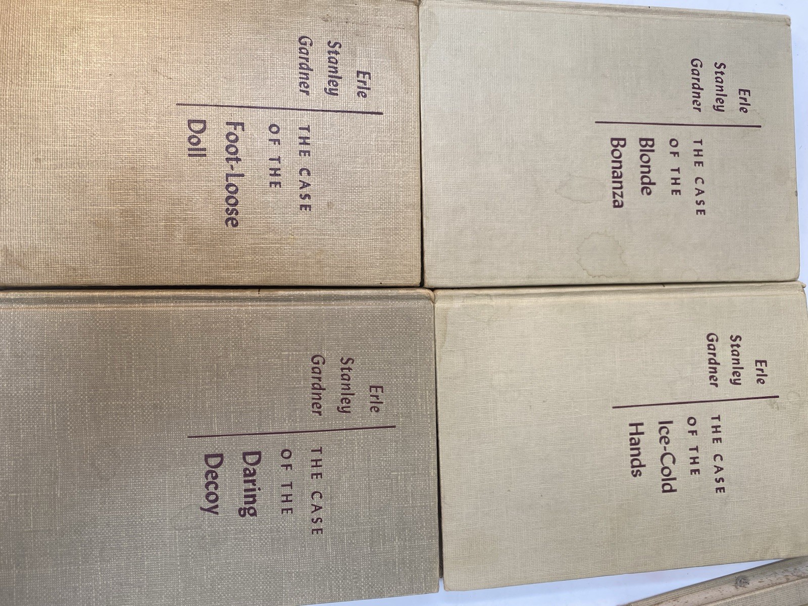 Perry Mason Erle Stanley Gardner Mystery Lot of 25 Hardcovers 1950s 1960s