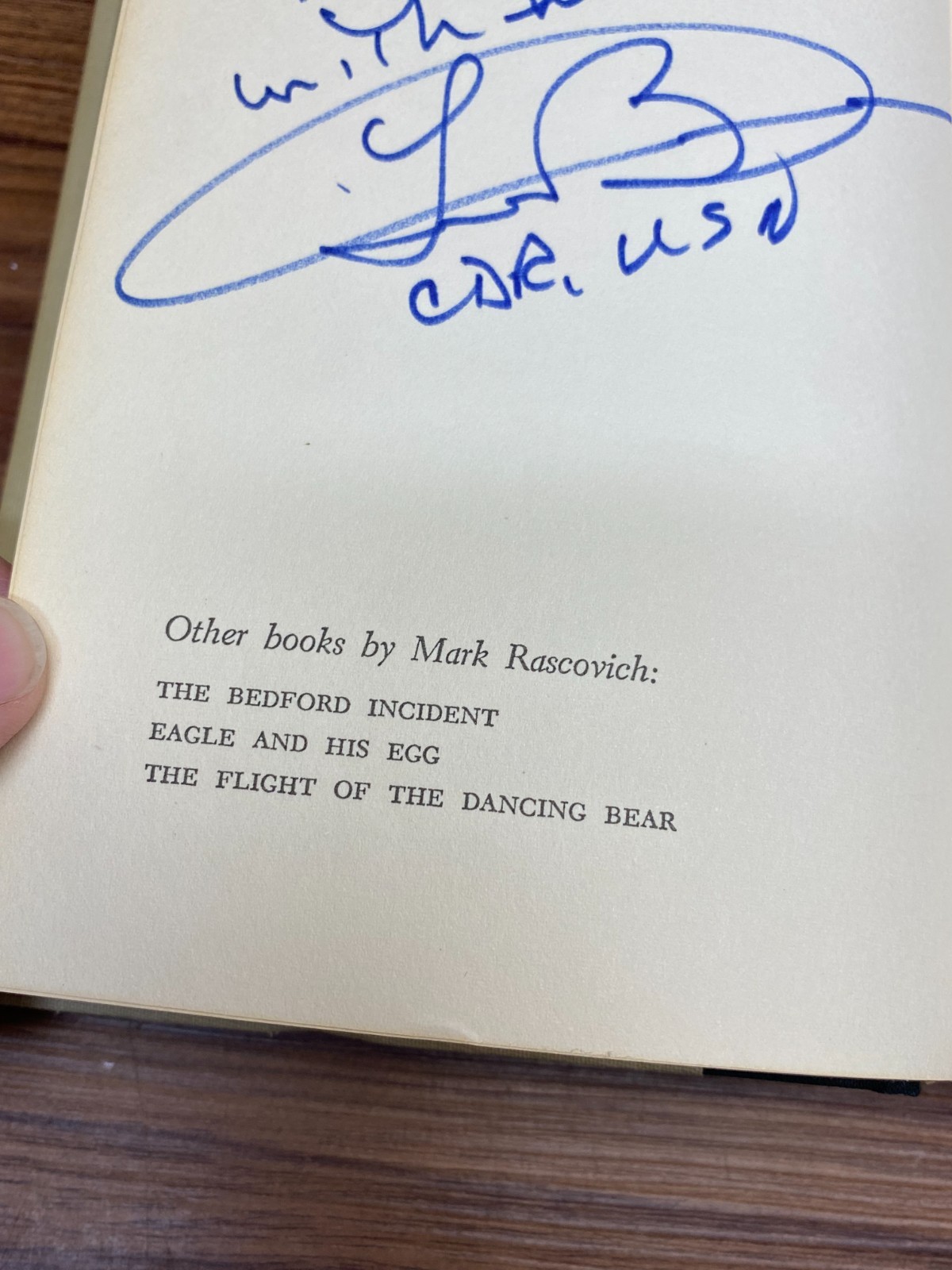 RARE SIGNED! Bucher My Story by Commander Lloyd M. Bucher USN Captain USS Pueblo