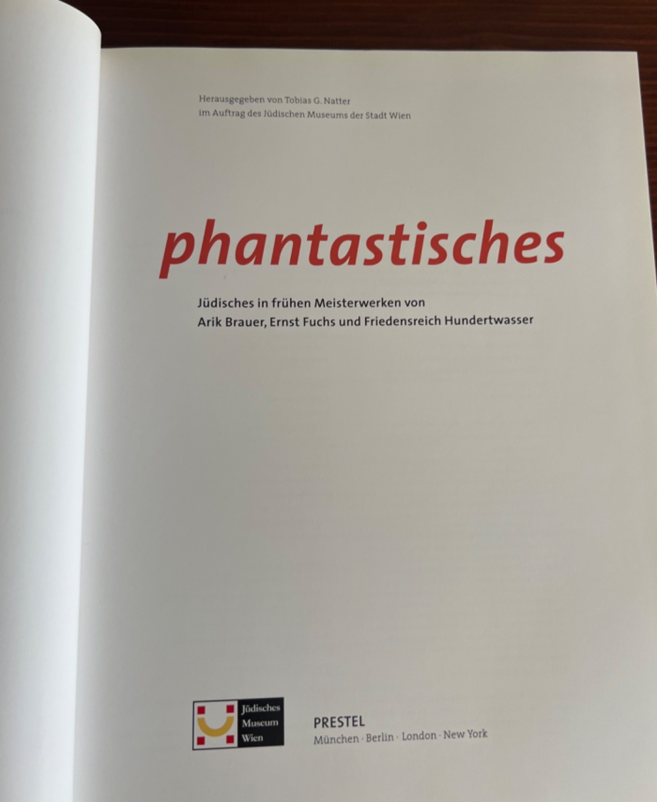 Phantastisches (Fantastic), Jewish themes in early masterpieces, German, EX