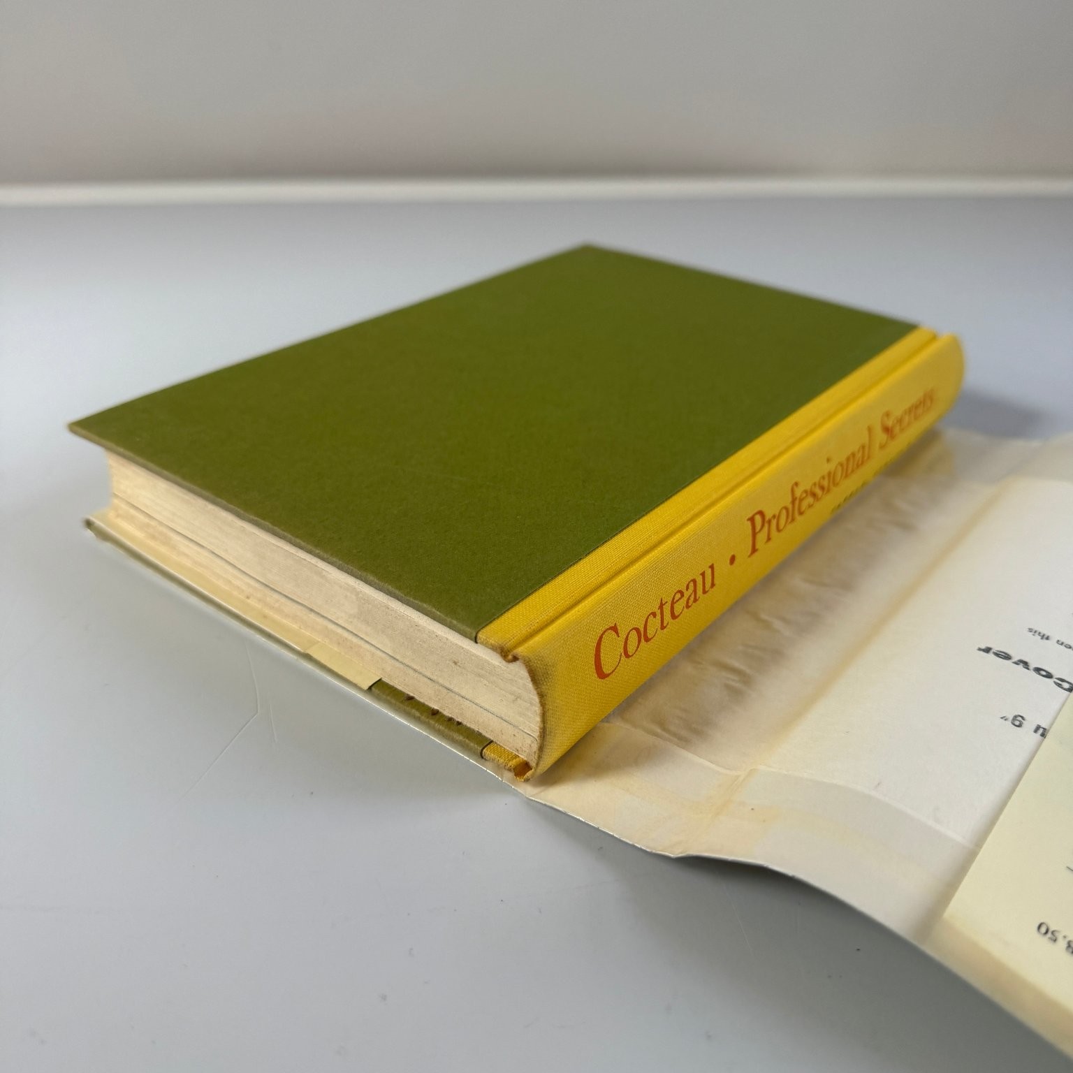Professional Secrets Jean Cocteau 1970 First Printing Farrar Straus Giroux