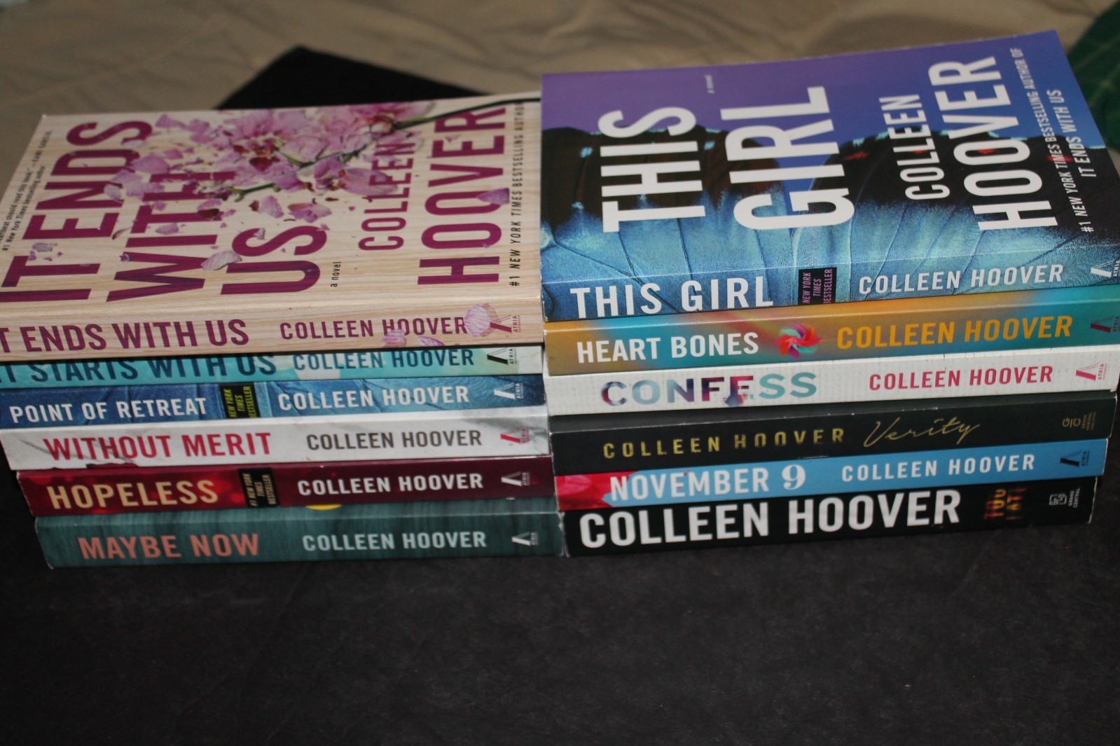 Lot of 12 Trade Paperbacks by Colleen Hoover